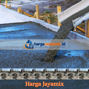 Truk mixer beton siap pakai untuk pengiriman Jayamix ke lokasi pengecoran